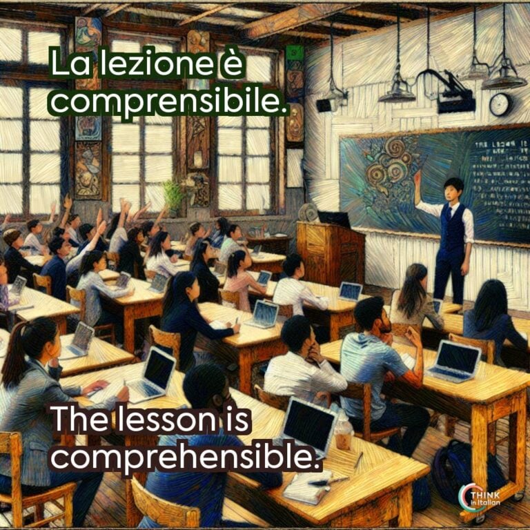 La lezione è comprensibile.