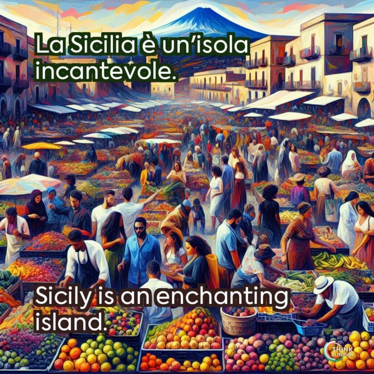La Sicilia è un'isola incantevole.