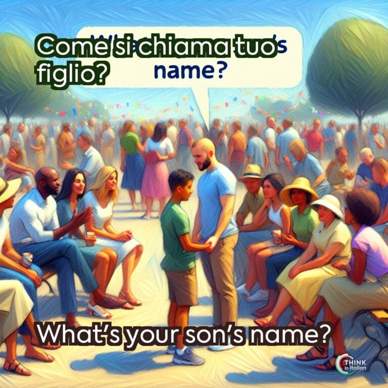 Come si chiama tuo figlio? 