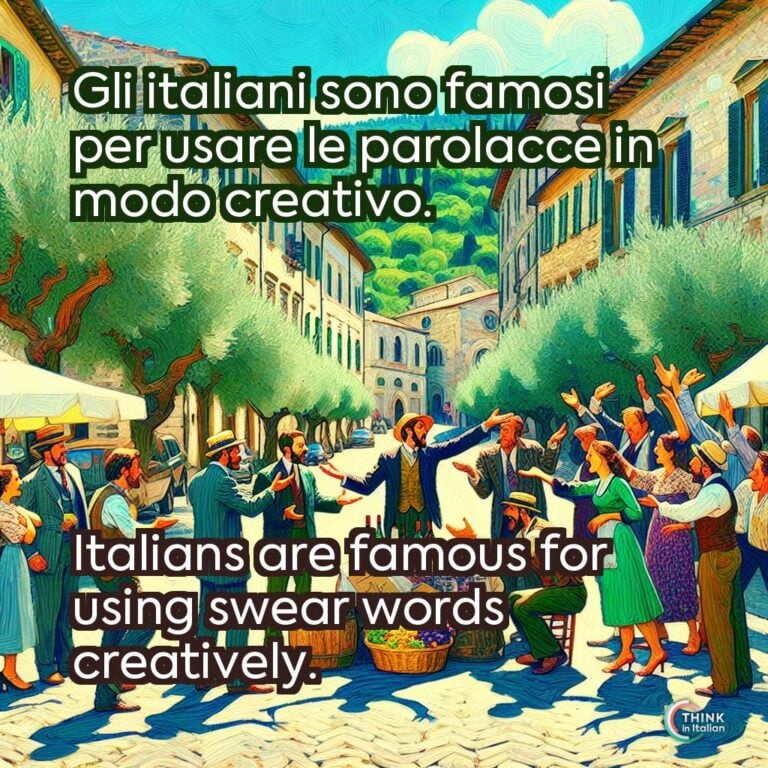 Gli italiani sono famosi per usare le parolacce in modo creativo.