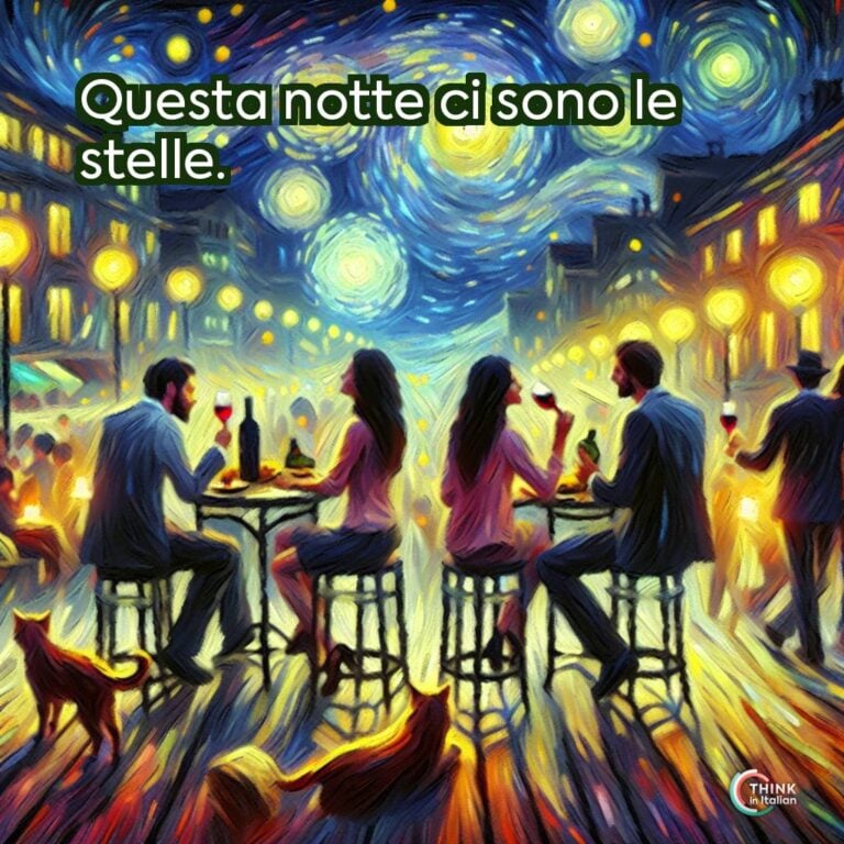 Questa notte ci sono le stelle.