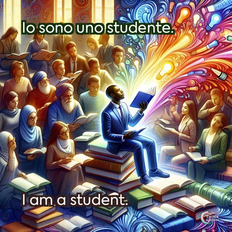Io sono uno studente.
