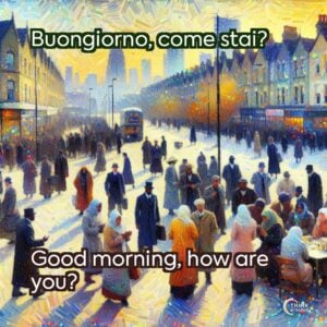 Buongiorno, come stai?