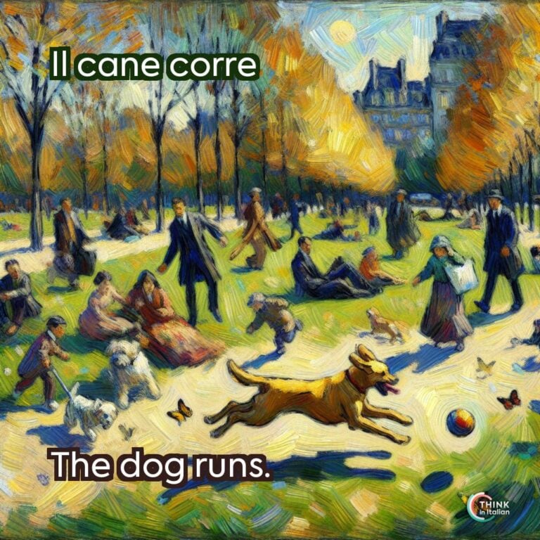 Il cane corre