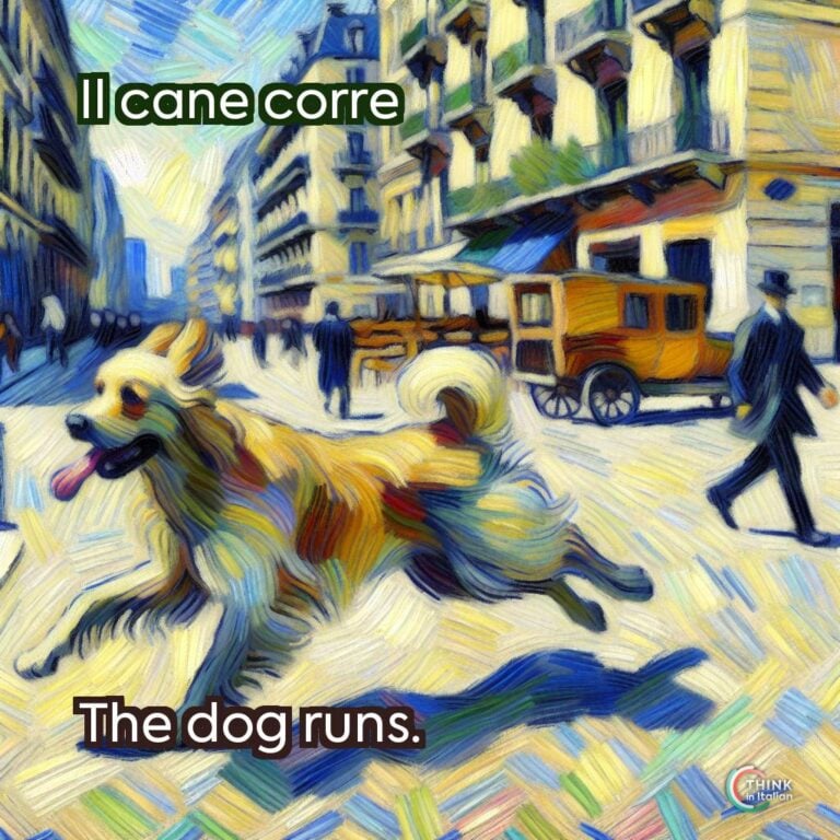 Il cane corre