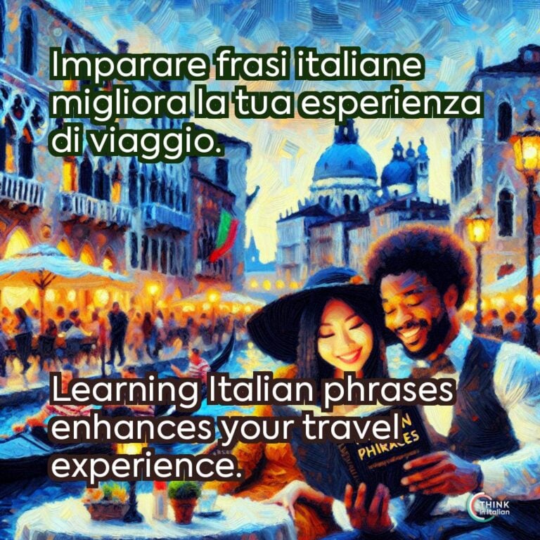 Imparare frasi italiane migliora la tua esperienza di viaggio.