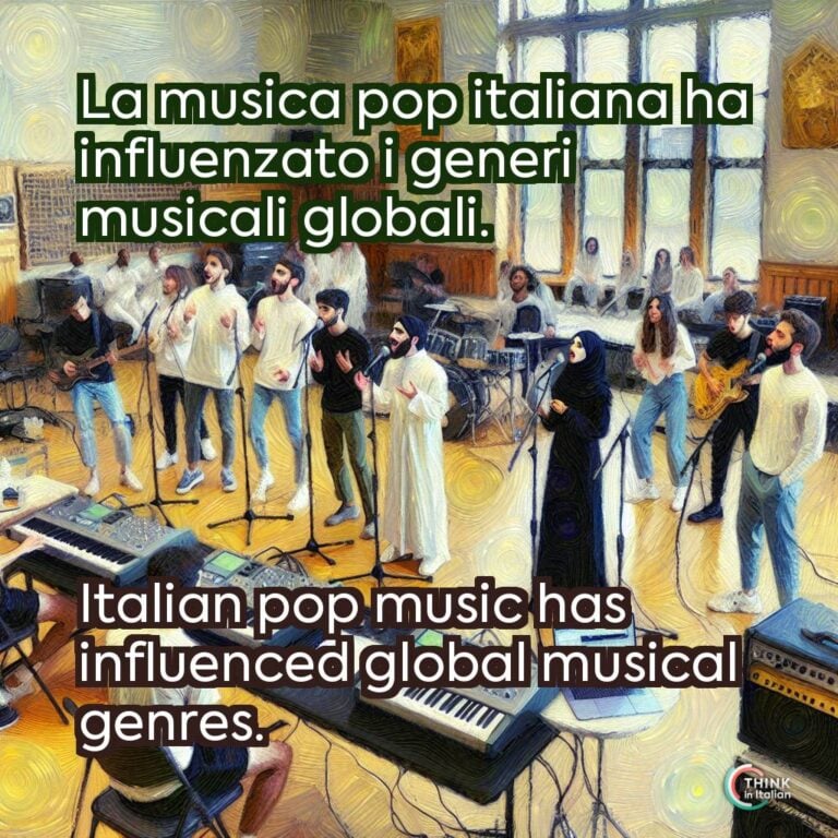 La musica pop italiana ha influenzato i generi musicali globali.