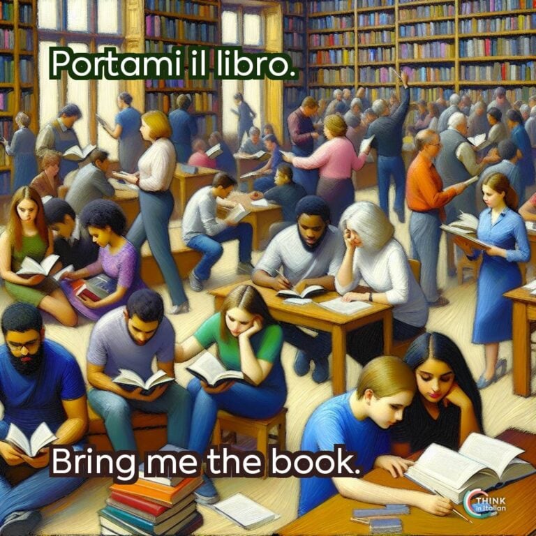 Portami il libro.