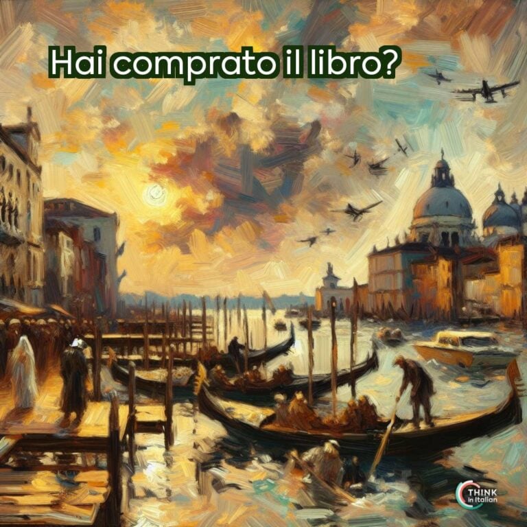 Hai comprato il libro?