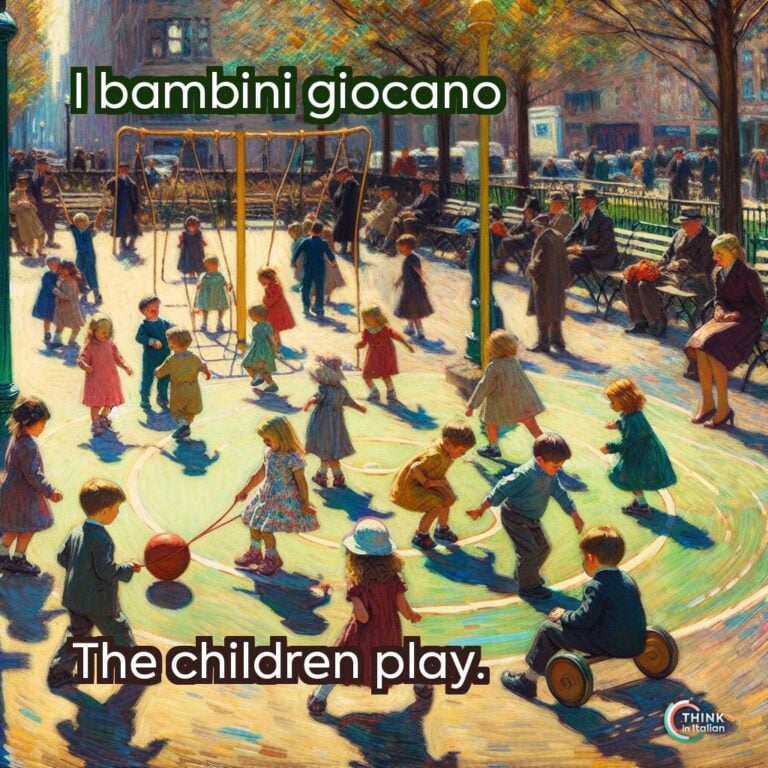 I bambini giocano
