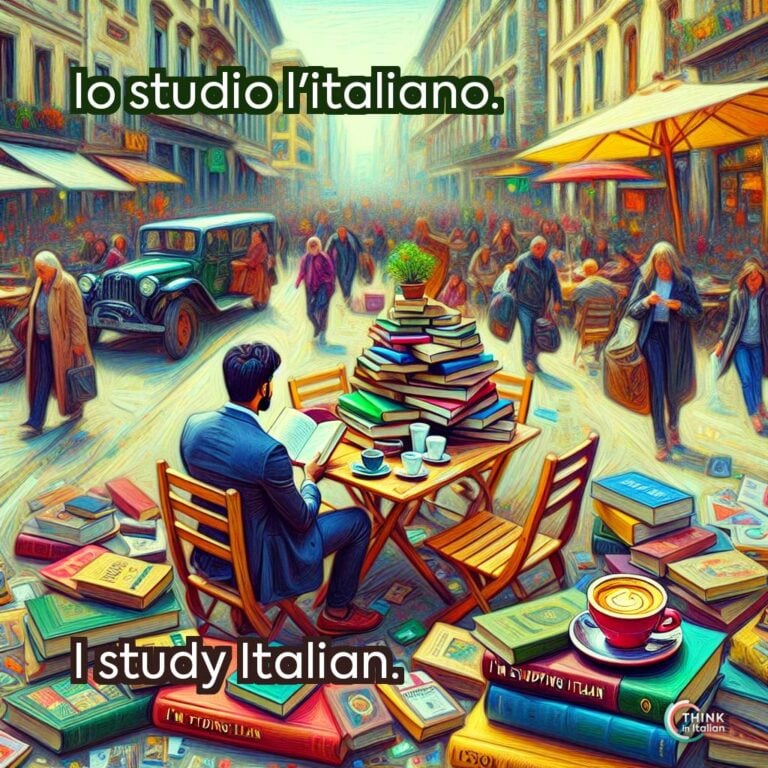 Io studio l'italiano.