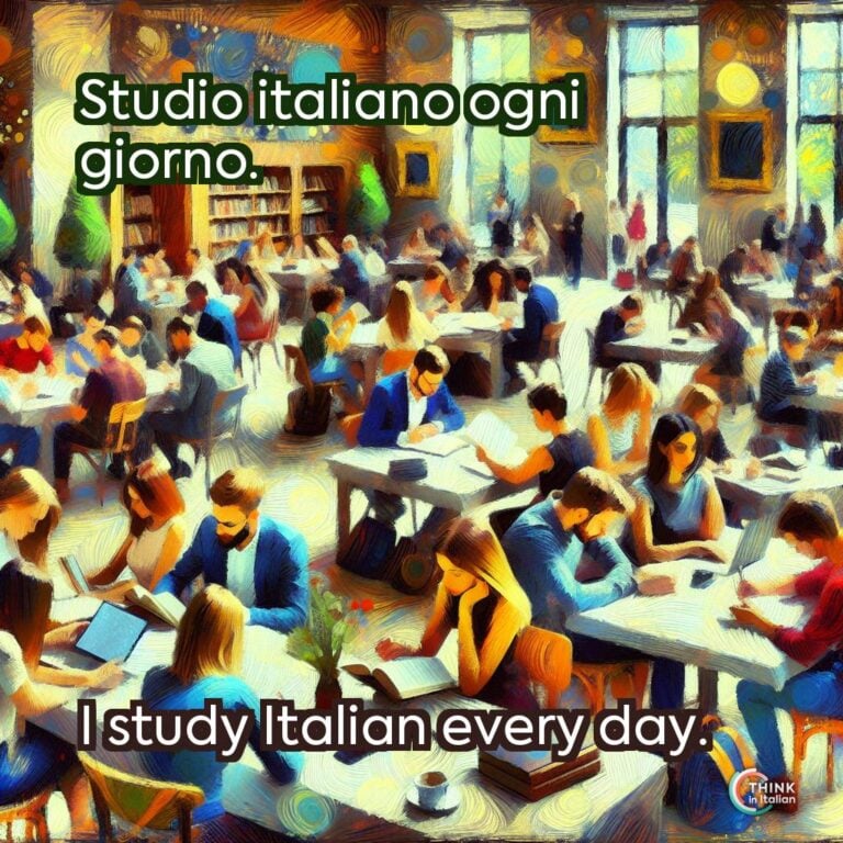Studio italiano ogni giorno.