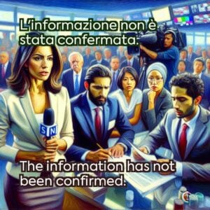 L'informazione non è stata confermata.