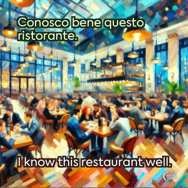 Conosco bene questo ristorante.
