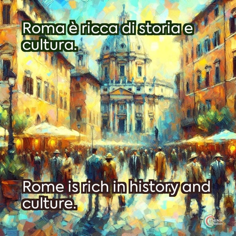 Roma è ricca di storia e cultura.