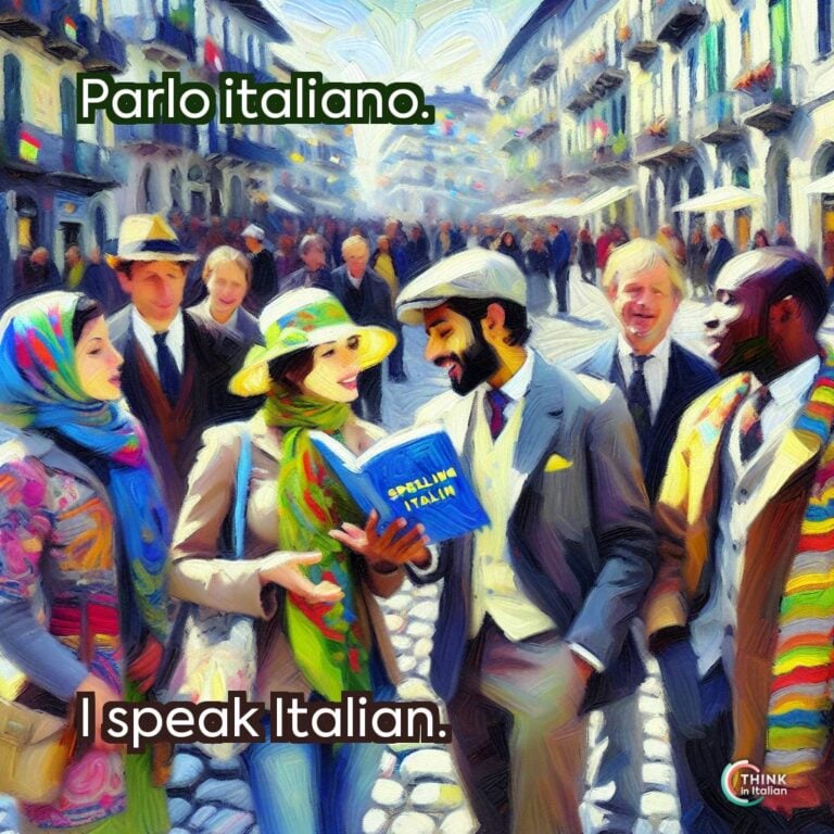Parlo italiano.