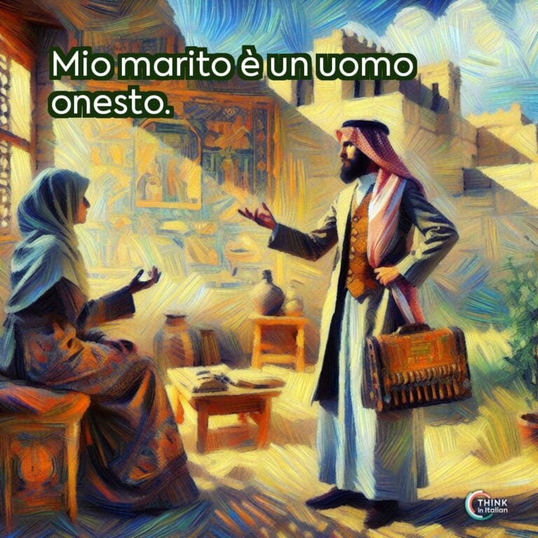 Mio marito è un uomo onesto.