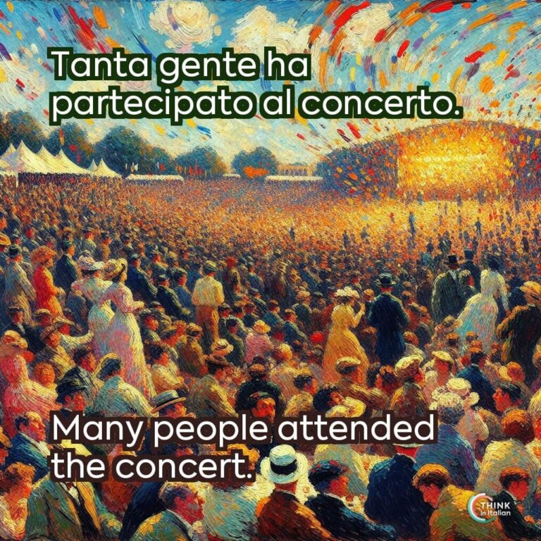 Tanta gente ha partecipato al concerto.
