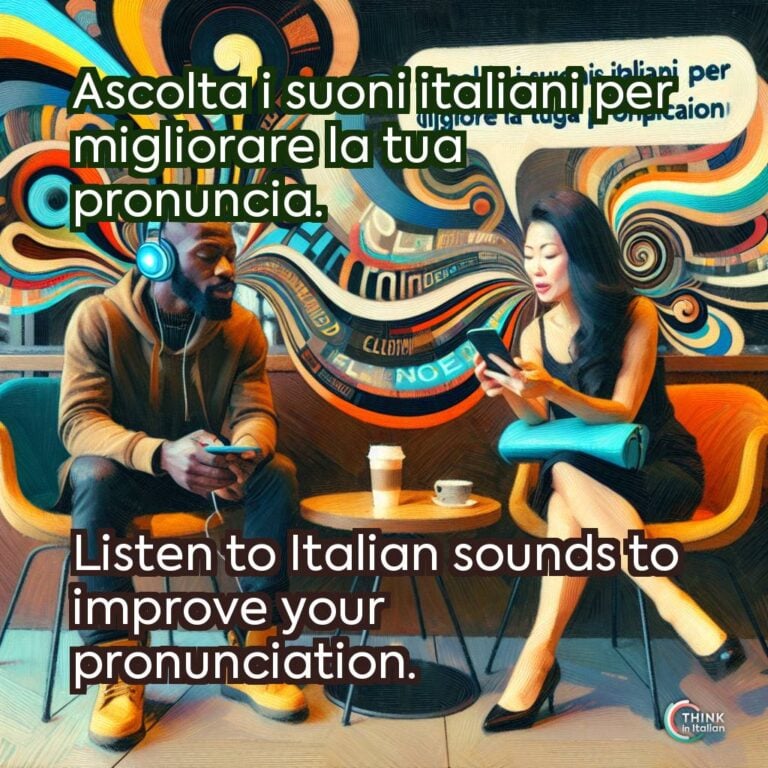 Ascolta i suoni italiani per migliorare la tua pronuncia.