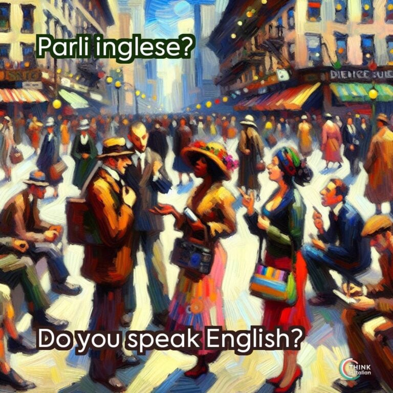 Parli inglese?  