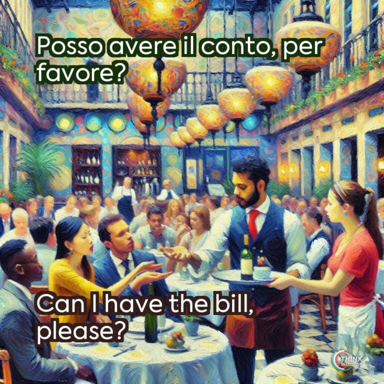 Posso avere il conto, per favore?  