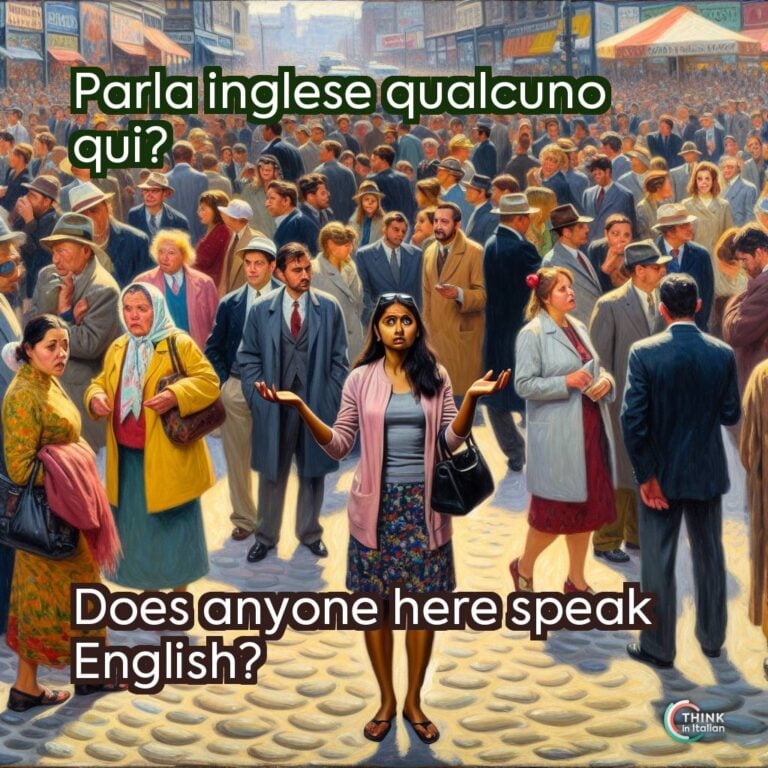 Parla inglese qualcuno qui?  