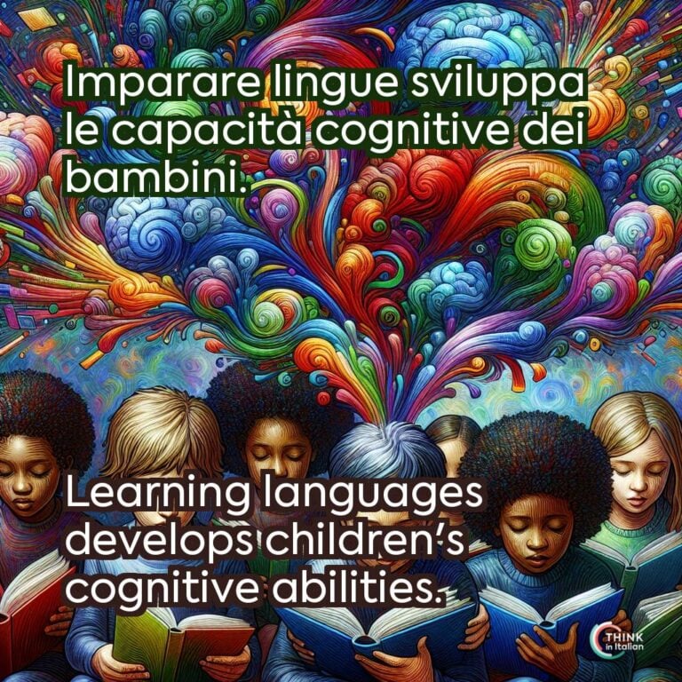 Imparare lingue sviluppa le capacità cognitive dei bambini.