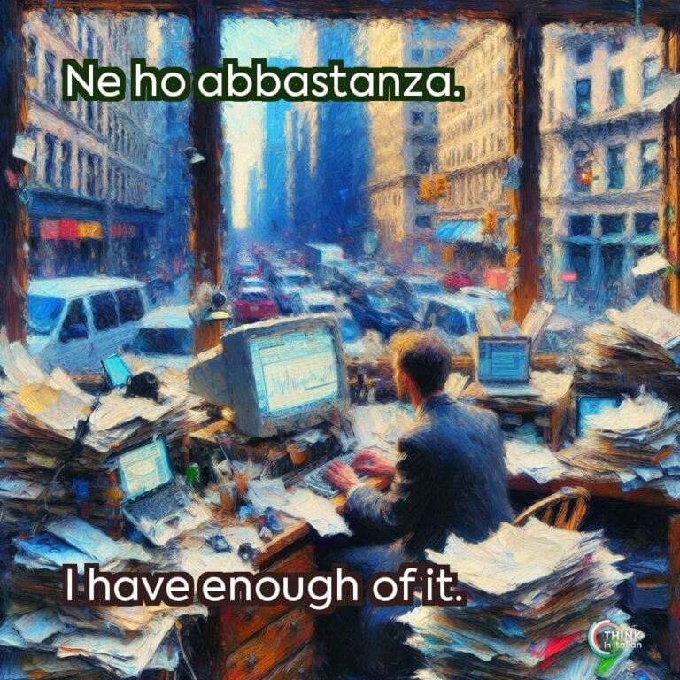 Ne ho abbastanza.