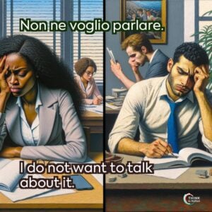 Non ne voglio parlare.