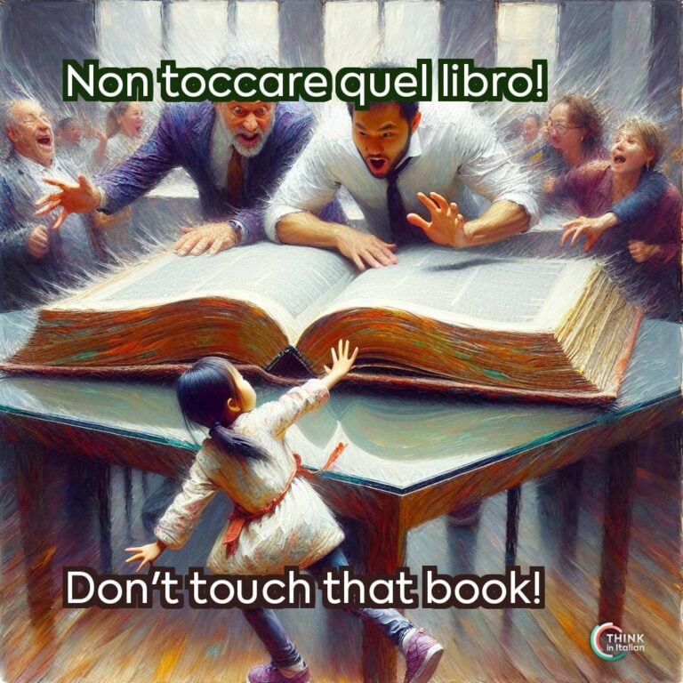 Non toccare quel libro!