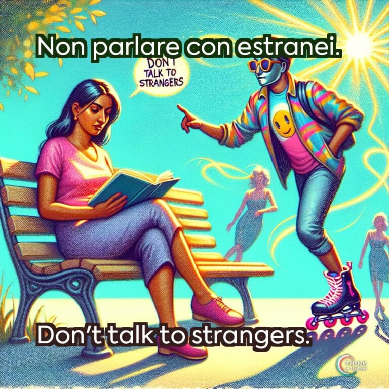Non parlare con estranei.