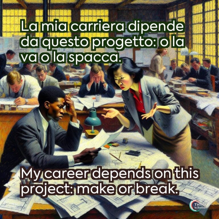La mia carriera dipende da questo progetto: o la va o la spacca.