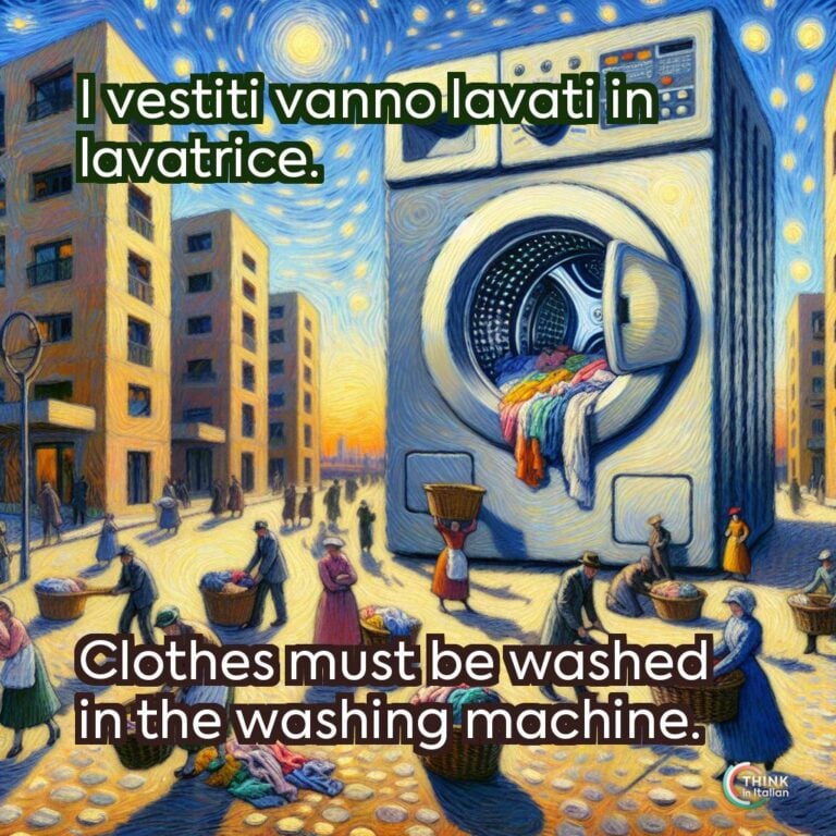 I vestiti vanno lavati in lavatrice.