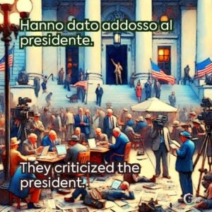 Hanno dato addosso al presidente.