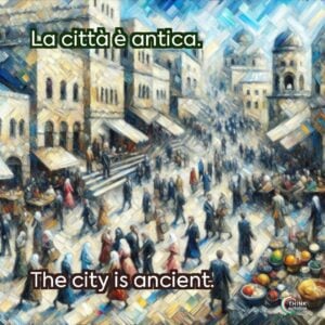 La città è antica.