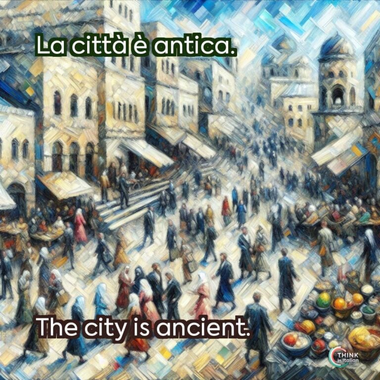 La città è antica.