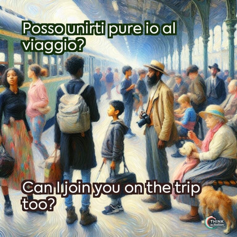 Posso unirti pure io al viaggio?