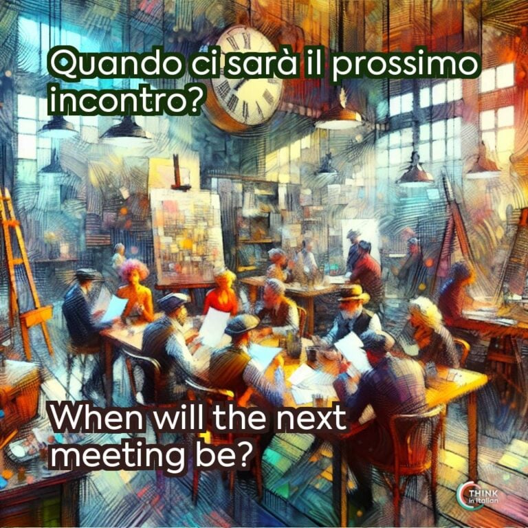 Quando ci sarà il prossimo incontro?