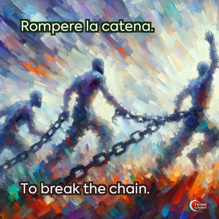 Rompere la catena.