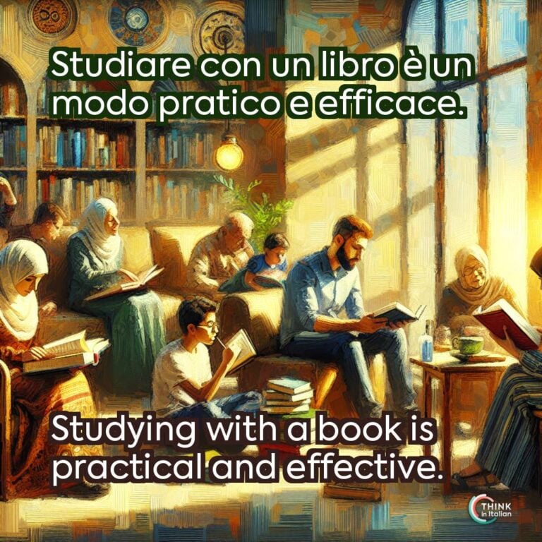 Studiare con un libro è un modo pratico e efficace.