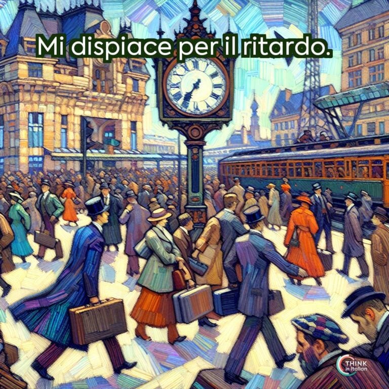 Mi dispiace per il ritardo.