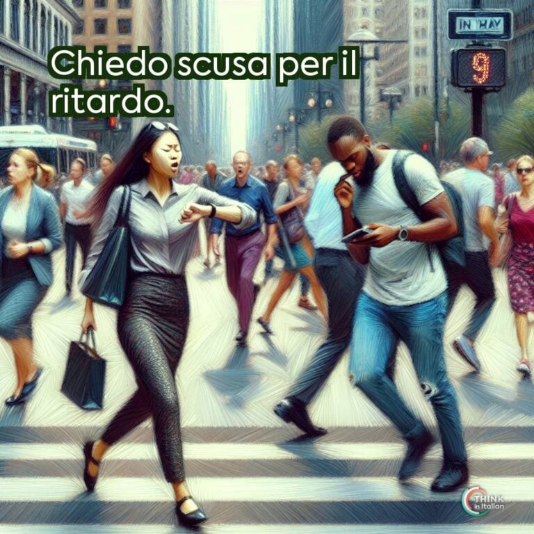 Chiedo scusa per il ritardo.