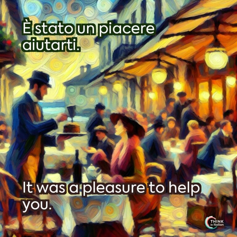 È stato un piacere aiutarti.