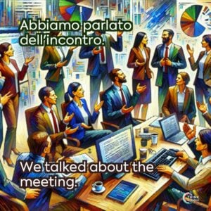 Abbiamo parlato dell'incontro.