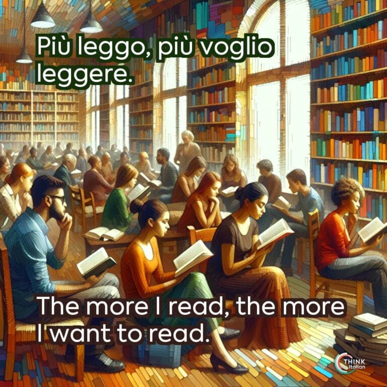 Più leggo, più voglio leggere.