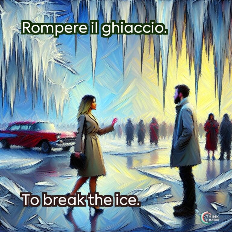 Rompere il ghiaccio.