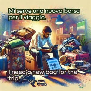 Mi serve una nuova borsa per il viaggio.