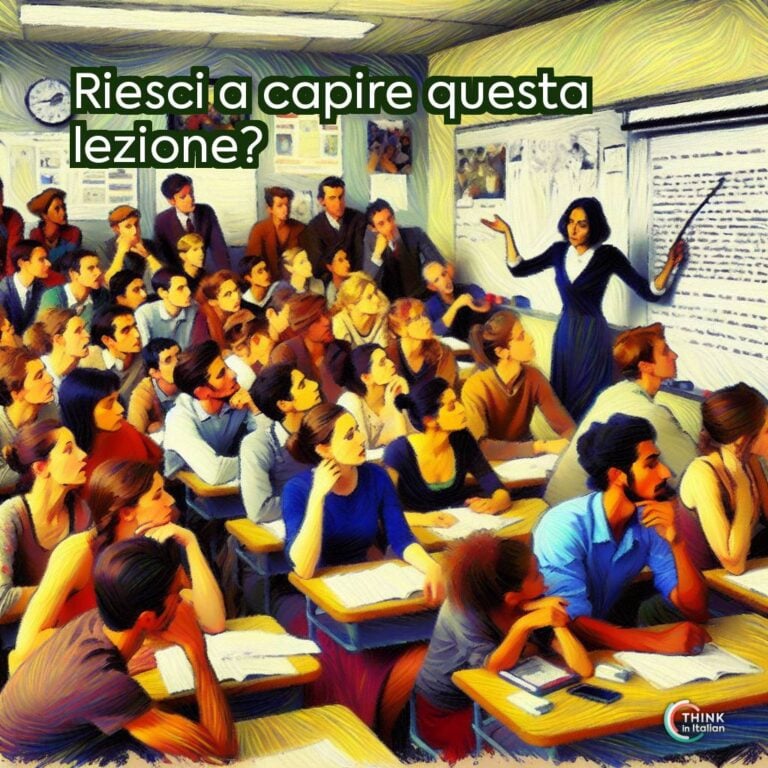 Riesci a capire questa lezione?
