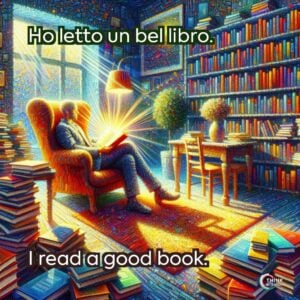 Ho letto un bel libro.