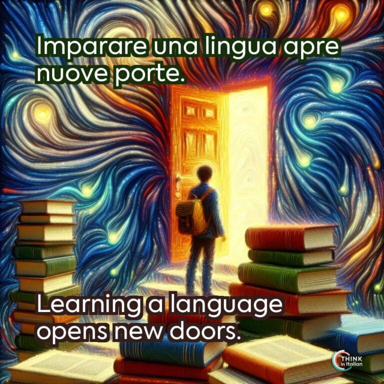 Imparare una lingua apre nuove porte.